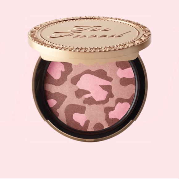 💞Too Faced Pink Leopard Blushing Bronzer - Picture 6 of 8